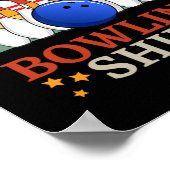 Grappig bowlen, dit is mijn bowlingteam poster (Hoek)