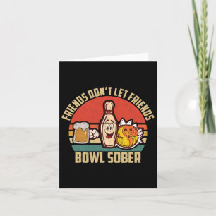 Grappig bowlen en bier laat vrienden niet sober bo kaart