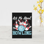 Grappig bowlen vraag me over bowlen kaart (Gele Bloem)