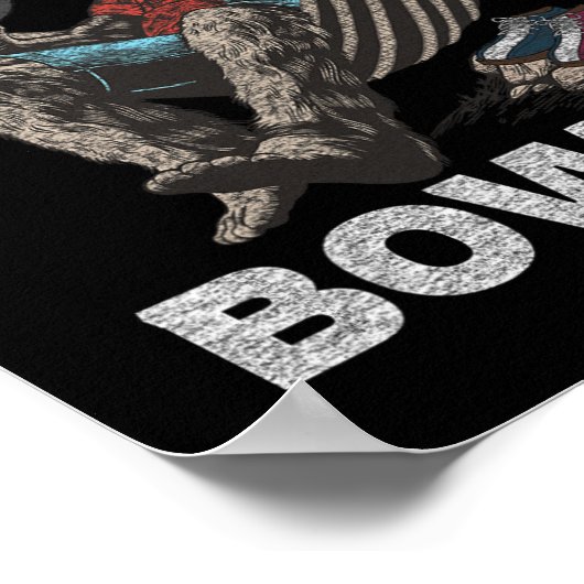 Grappig Bowling Bowler Legendarisch Gezegde Poster (Hoek)