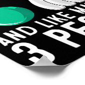 Grappig Bowling cadeau voor vrouwen Mannen Cool Bo Poster (Hoek)