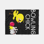 Grappig Bowling Cadeau Vrouwen Schattig Bowling Me Fleece Deken (Voorkant (Horizontaal))