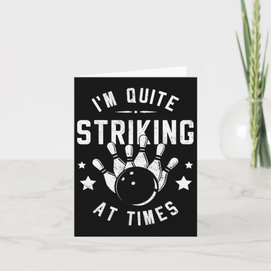 Grappig Bowling dat ik nogal opvallend ben bij Tim Kaart (Voorkant)