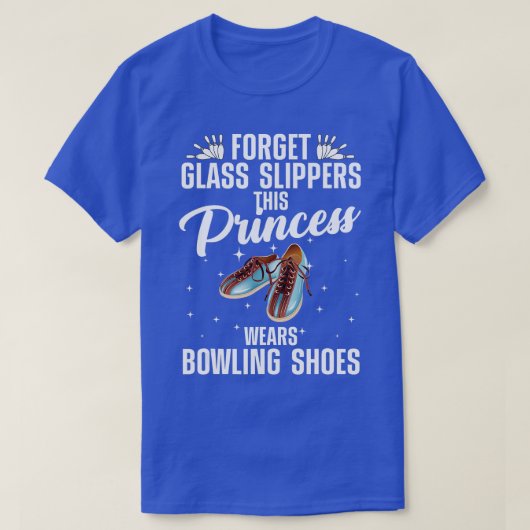Grappig Bowling-design voor dames en meisjes in Bo T-shirt (Design voorkant)