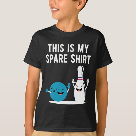 Grappig Bowling Dit is mijn reserve Shirt Bowler B (Voorkant)