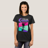 Grappig Bowling Gezegde Bowling Queen Vrouwen Bowl T-shirt (Voorkant volledig)