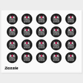 Grappig Bowling Gift Vrouwen Dames Vrouwen Ten Pin Ronde Sticker (Vel)