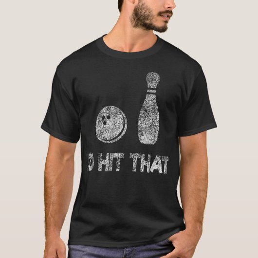Grappig Bowling IK Sla Die Grap Design T-shirt (Voorkant)