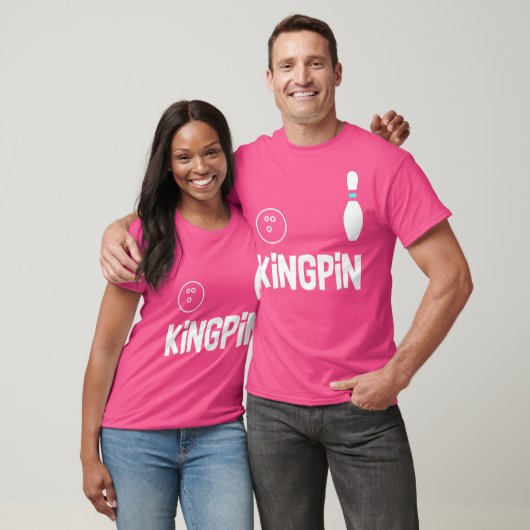 Grappig Bowling Kingpin League T-shirt (Unisex)