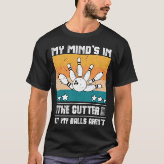 Grappig Bowling, mijn geest is in de goot maar mij T-shirt