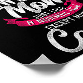 Grappig bowling moeder bowling moeder net als een  poster (Hoek)