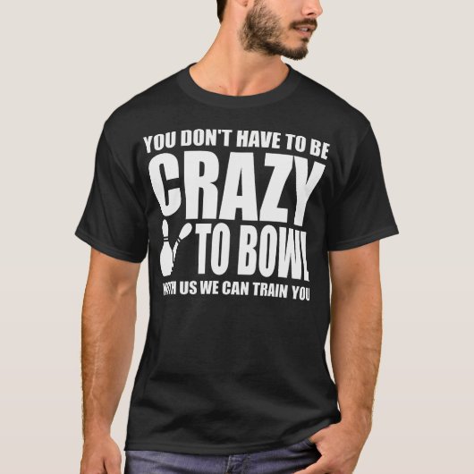 Grappig Bowling-ontwerp voor Bowler Bowling-fan T-shirt (Voorkant)