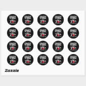 Grappig Bowling ontwerp voor mannen vrouwen Kinder Ronde Sticker (Vel)