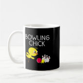 Grappig Bowling ontwerp voor meisjes vrouwen Bowle Koffiemok (Links)