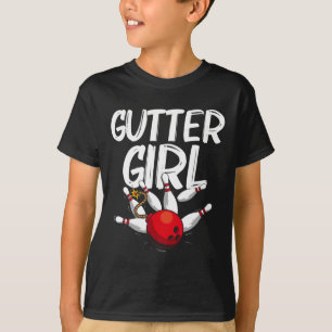 Grappig Bowling ontwerp voor meisjes vrouwen Bowle T-shirt