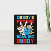 Grappig Bowling Peuter Daddy's Future Bowling Budd Kaart (Voorkant)