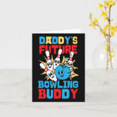 Grappig Bowling Peuter Daddy's Future Bowling Budd Kaart (Gele Bloem)