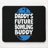 Grappig Bowling Peuter Daddy's Future Bowling Budd Muismat (Voorkant)