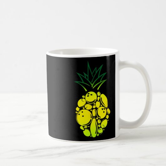 Grappig Bowling Pineapple Koffiemok (Rechts)
