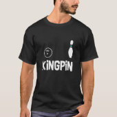 Grappig Bowling Shirt Kingpin League Gift (Voorkant)