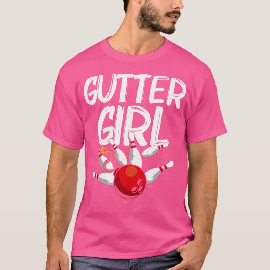 Grappig Bowling voor meisjes Vrouwen Bowler bowlin T-shirt (Voorkant)