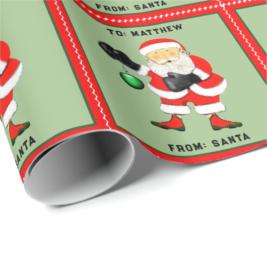 Grappig Boxing Kerstcadeau Cadeaupapier (Rol Hoek)