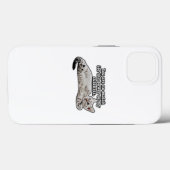 Grappig boze kat meme voor eigenaars van katten en Case-Mate iPhone case (Achterkant (horizontaal))