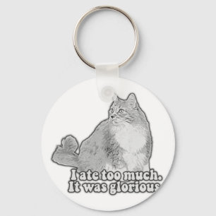 Grappig boze kattenmeme voor kattenliefhebbers en  sleutelhanger
