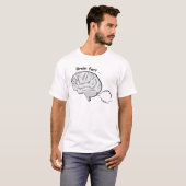Grappig Brain Fart-ontwerp T-shirt (Voorkant volledig)