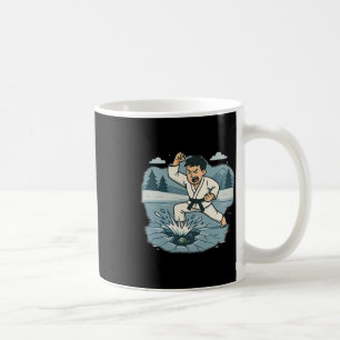Grappig Breek de Ice Karate Chop Martial Arts Humo Koffiemok