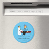 Grappig breien Humor magneet cadeau (Insitu (Vaatwasser))