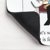 Grappig breien Humor Muismat (Hoek)