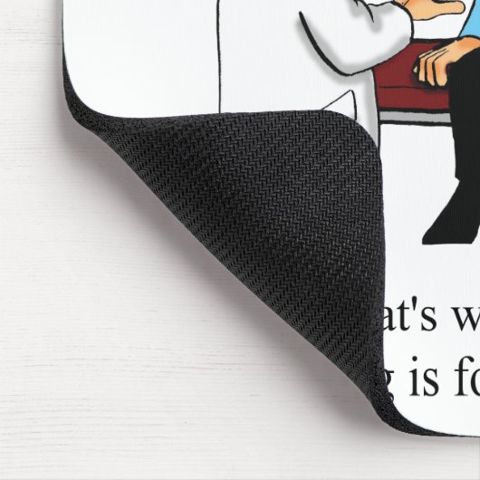 Grappig breien Humor Muismat (Hoek)