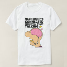 Grappig brein met losgekoppeld draad - Denk eerder