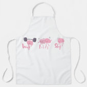 Grappig brein schort (Voorkant)