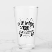 Grappig brengt de alcohol glas (Voorkant)