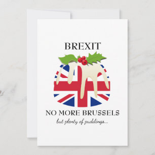 grappig   BREXIT   Christmas Feestdagenkaart
