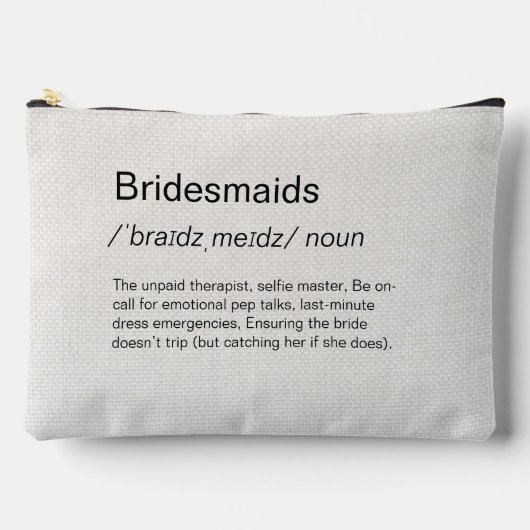 Grappig Bridesmaids definitie bruidsmeisjes voorst Etui (Voorkant)