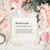 Grappig Bridesmaids definitie bruidsmeisjes voorst Etui