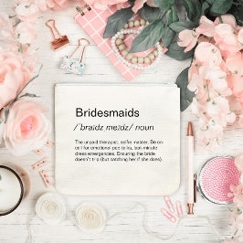 Grappig Bridesmaids definitie bruidsmeisjes voorst Etui