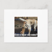 grappig briefkaart (Voorkant)