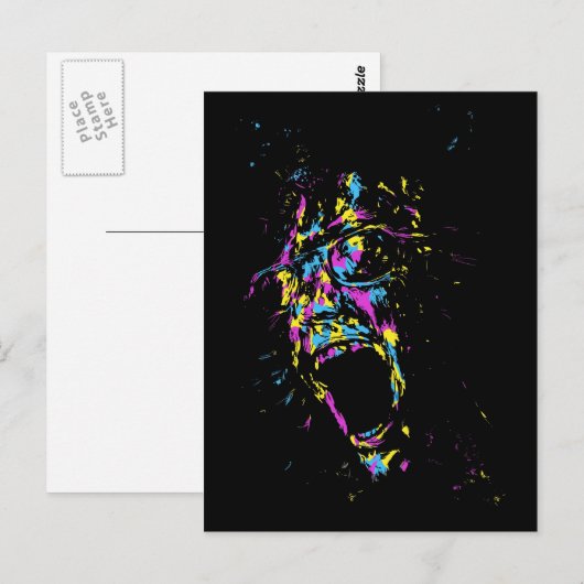 grappig briefkaart (Voorkant / Achterkant)