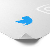 grappig briefkaart dat je geen boom bent poster (Hoek)