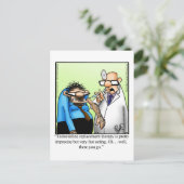 Grappig Briefkaart gewoon omdat (Staand voorkant)