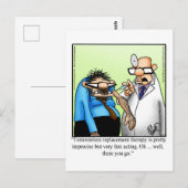 Grappig Briefkaart gewoon omdat (Voorkant / Achterkant)