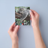 grappig briefkaart ontspannen koala flyer (Hand)