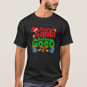Grappig brieven aan de kerstman, beste Santa Defin T-shirt