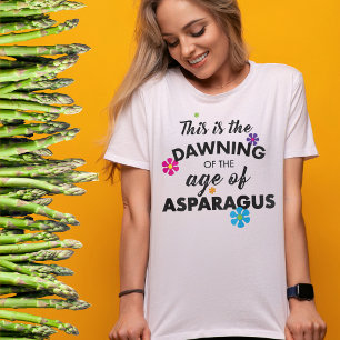 Grappig Bright Verkeerd Song Lyrics Asparagus T-shirt