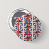 Grappig Brits Accent Ronde Button 5,7 Cm (Voorkant /achterkant)