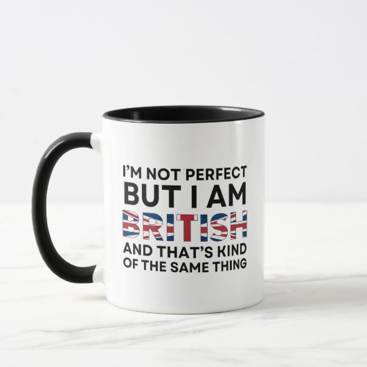 Grappig Brits Mok (Links)